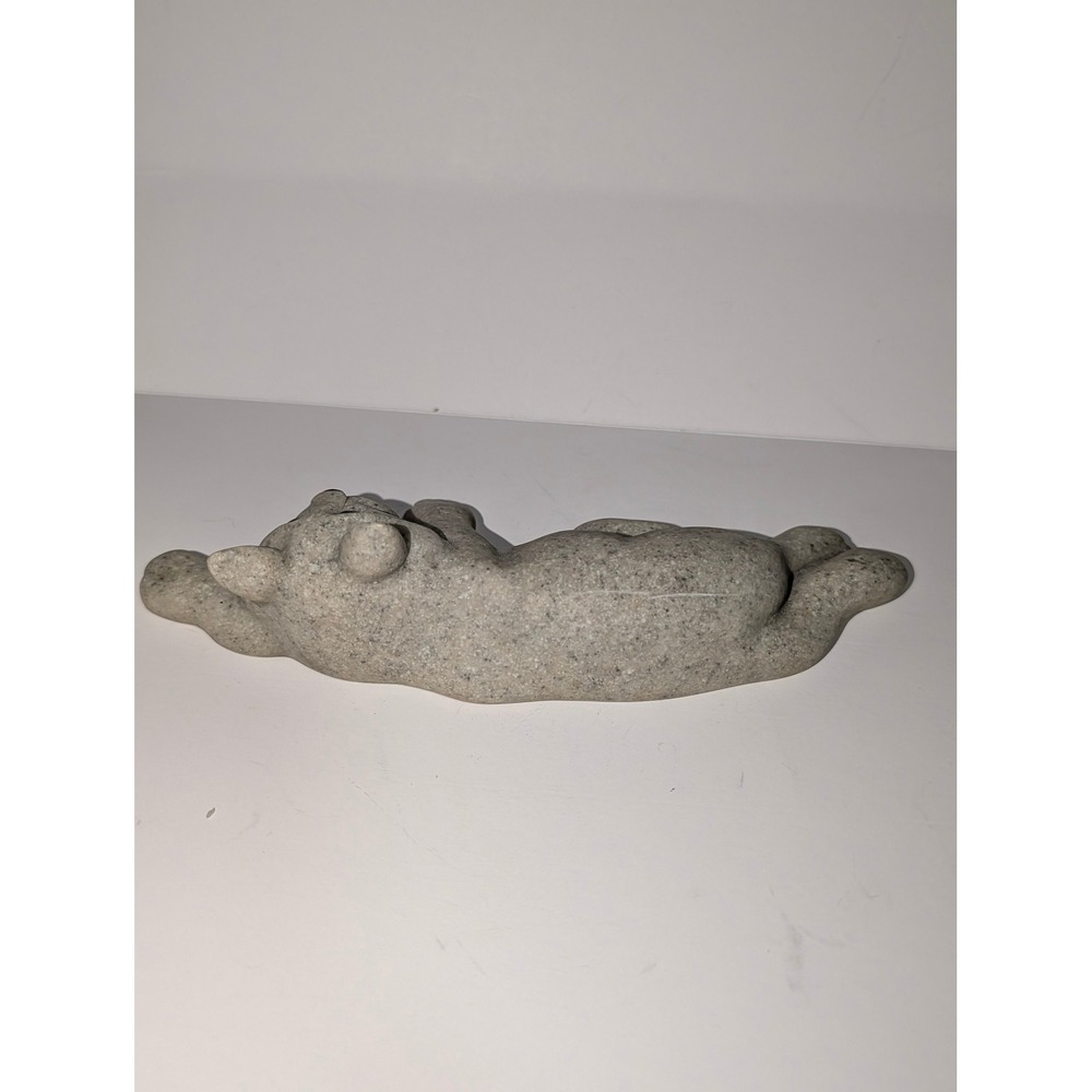 Lot of 3 Second Nature Design Quarry Critters Stone Cats "Chelsea, Clyde, Chico" - Picture 11 of 16